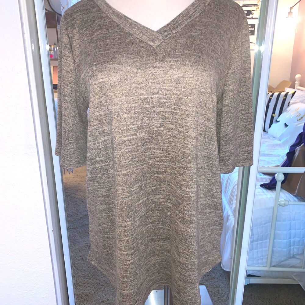 Soft tan tunic